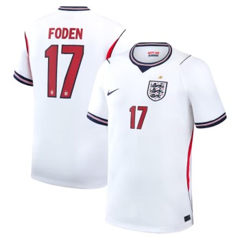 Kid's Phil Foden #17 England Home Stadium Replica Jersey World Cup 2026