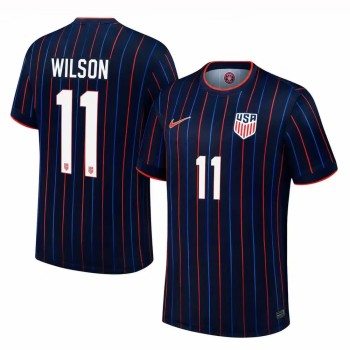 Kid's Sophia Wilson #11 USMNT Away Replica Soccer Jersey 2025 Kid's Sophia Wilson #11 USMNT Away Replica Soccer Jersey 2025