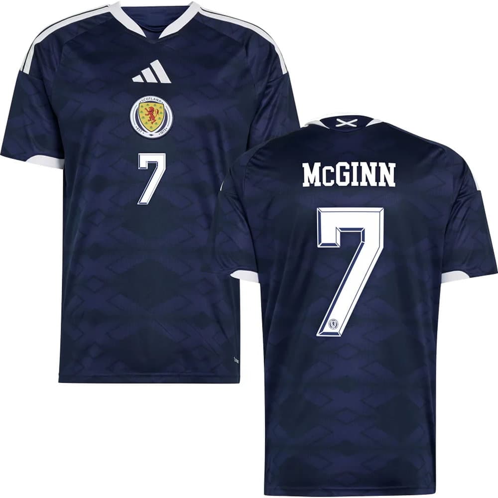 Kid's McGINN #7 Scotland Home Replica Jersey World Cup 2026 Kid's McGINN #7 Scotland Home Replica Jersey World Cup 2026