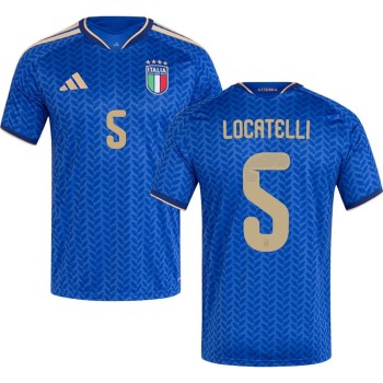 Kid's LOCATELLI #5 Italy Home Replica Jersey World Cup 2026