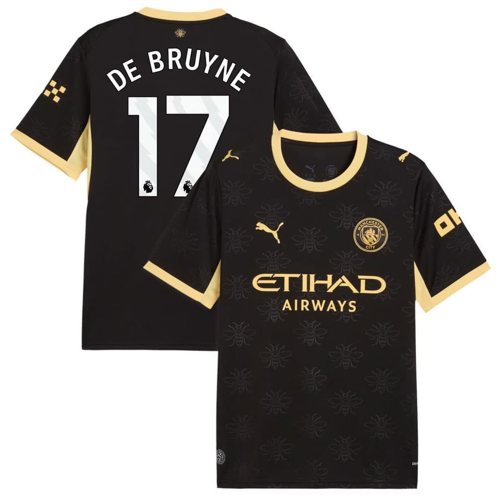 Men's DE BRUYNE #17 Manchester City Away Replica Jersey 2026/27