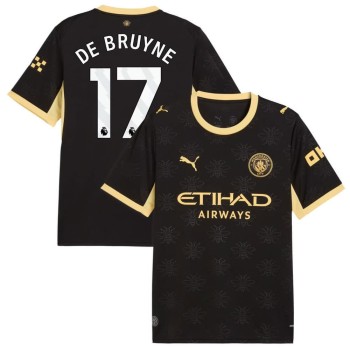 Men's DE BRUYNE #17 Manchester City Away Replica Jersey 2026/27