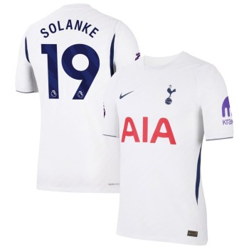 Men's SOLANKE #19 Tottenham Hotspur Home Match Authentic Jersey 2026/27