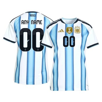 Women's Argentina Home Authentic Custom Jersey World Cup 2026