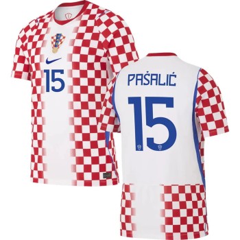Kid's PAŠALIĆ #15 Croatia Home Replica Jersey World Cup 2026 Kid's PAŠALIĆ #15 Croatia Home Replica Jersey World Cup 2026