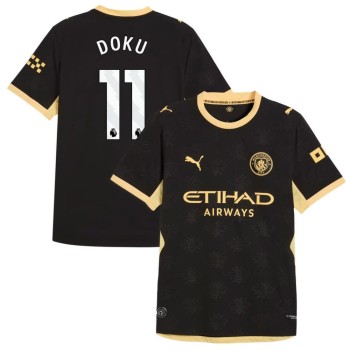 Men's DOKU #11 Manchester City Away Authentic Jersey 2026/27 Men's DOKU #11 Manchester City Away Authentic Jersey 2026/27