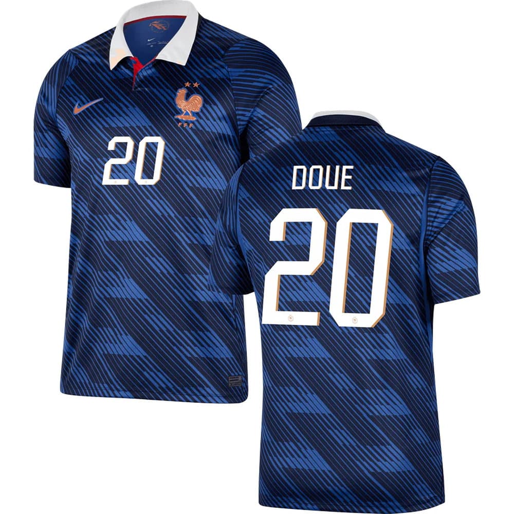 Kid's DOUE #20 France Home Replica Jersey World Cup 2026 Kid's DOUE #20 France Home Replica Jersey World Cup 2026