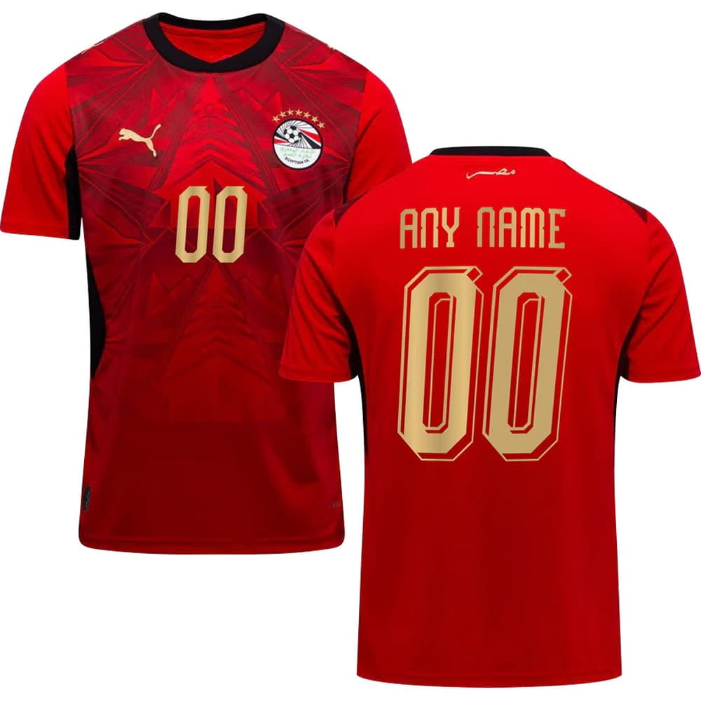 Men's Egypt Home Replica Custom Jersey World Cup 2026 Men's Egypt Home Replica Custom Jersey World Cup 2026