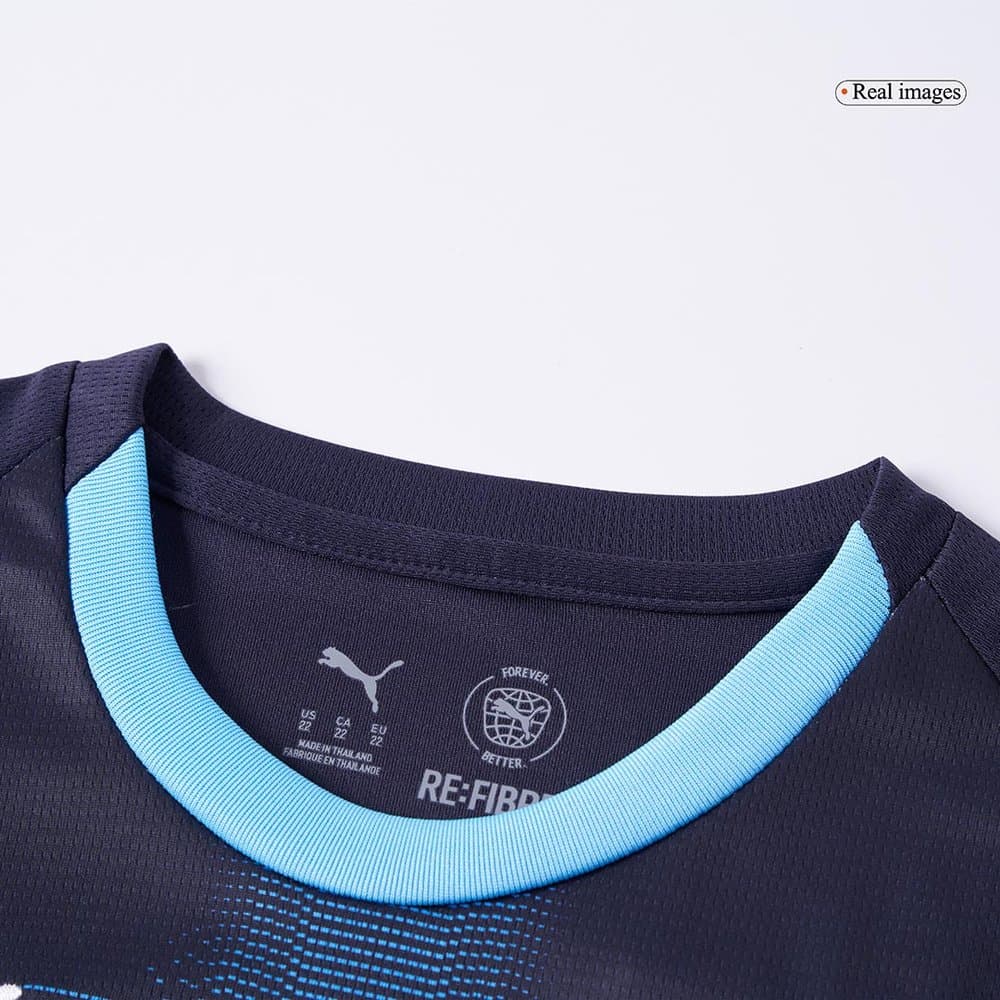 Kid's Marseille Away Soccer Jersey Kit 2025/26 Kid's Marseille Away Soccer Jersey Kit 2025/26