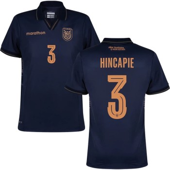 Men's HINCAPIE #3 Ecuador Away Replica Jersey World Cup 2026 Men's HINCAPIE #3 Ecuador Away Replica Jersey World Cup 2026