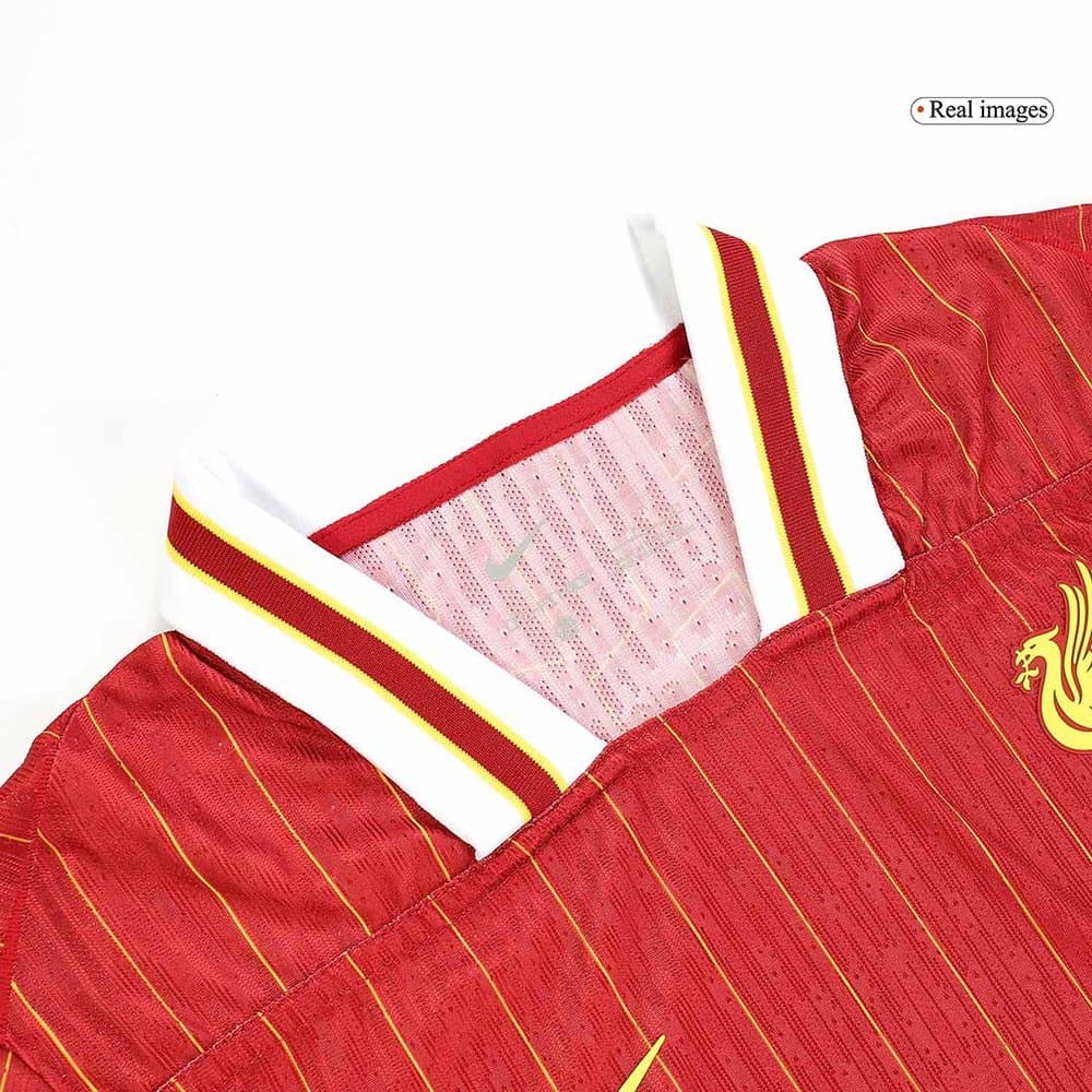 Men's VIRGIL #4 Liverpool Home Authentic Soccer Jersey 2024/25 Men's VIRGIL #4 Liverpool Home Authentic Soccer Jersey 2024/25