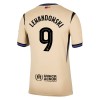 Men's LEWANDOWSKI #9 Barcelona Away Replica Soccer Jersey -UCL 2025/26