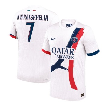 Men's KVARATSKHELIA #7 PSG Away Authentic Jersey 2025/26 Men's KVARATSKHELIA #7 PSG Away Authentic Jersey 2025/26