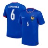 Men's CAMAVINGA #6 France Home Replica Soccer Jersey 2024