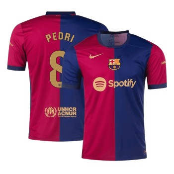 Men's PEDRI #8 Barcelona Home Replica Soccer Jersey 2024/25 Men's PEDRI #8 Barcelona Home Replica Soccer Jersey 2024/25