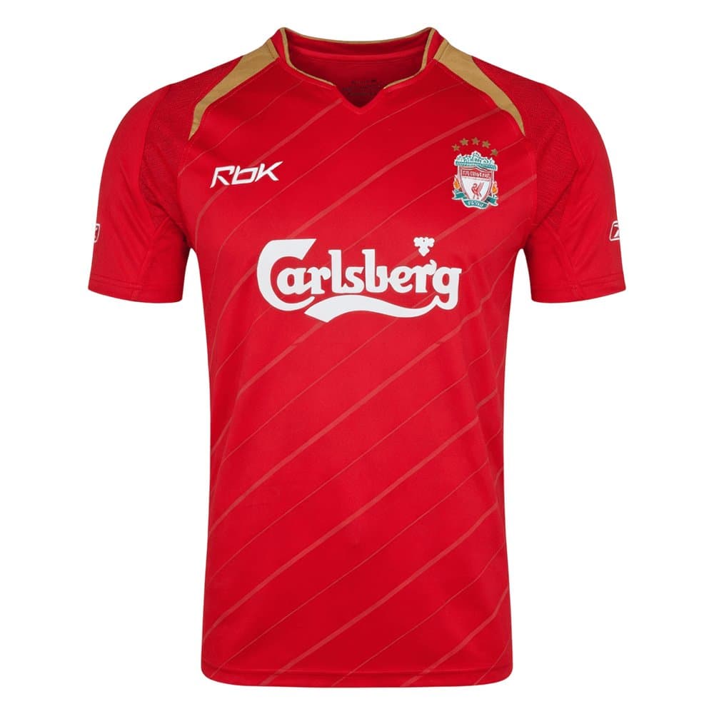 Men's Liverpool Home Retro Soccer Jersey 2005/06 Men's Liverpool Home Retro Soccer Jersey 2005/06