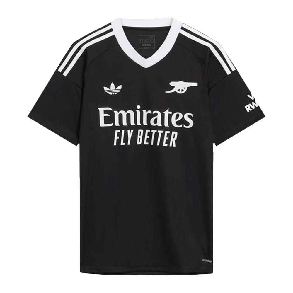 Men's Arsenal Third Away Replica Goalkeeper Soccer Jersey Black 2024/25