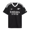 Men's Arsenal Third Away Replica Goalkeeper Soccer Jersey Black 2024/25