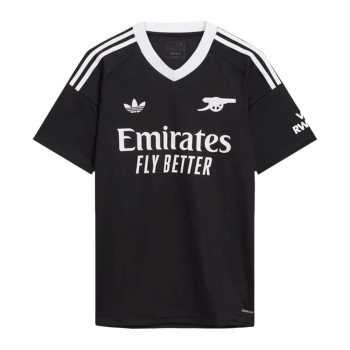 Men's Arsenal Third Away Replica Goalkeeper Soccer Jersey Black 2024/25 Men's Arsenal Third Away Replica Goalkeeper Soccer Jersey Black 2024/25