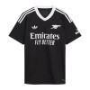 Men's Arsenal Third Away Replica Goalkeeper Soccer Jersey Black 2024/25