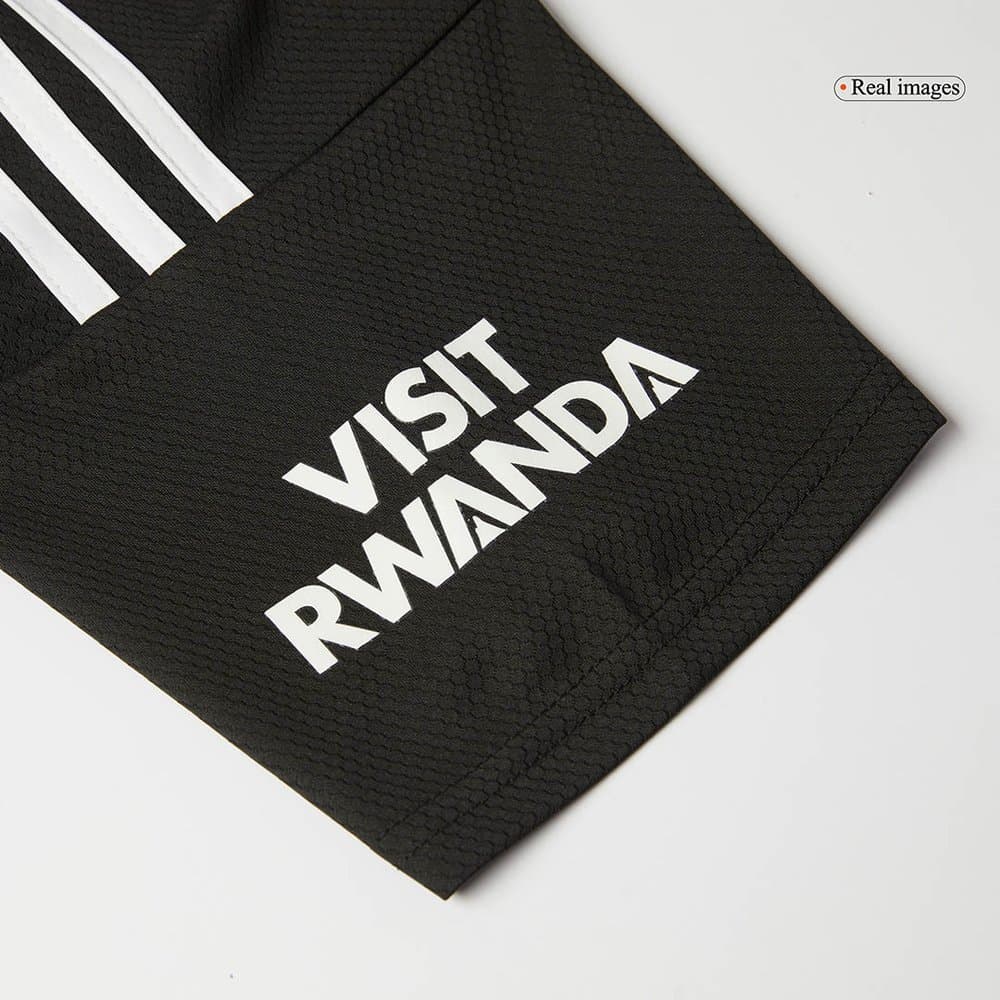 Men's Arsenal Third Away Replica Goalkeeper Soccer Jersey Black 2024/25
