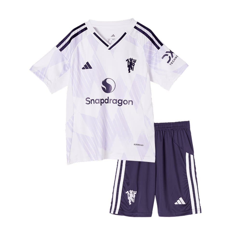 Kid's Manchester United Away Soccer Jersey Kit 2025/26 Kid's Manchester United Away Soccer Jersey Kit 2025/26