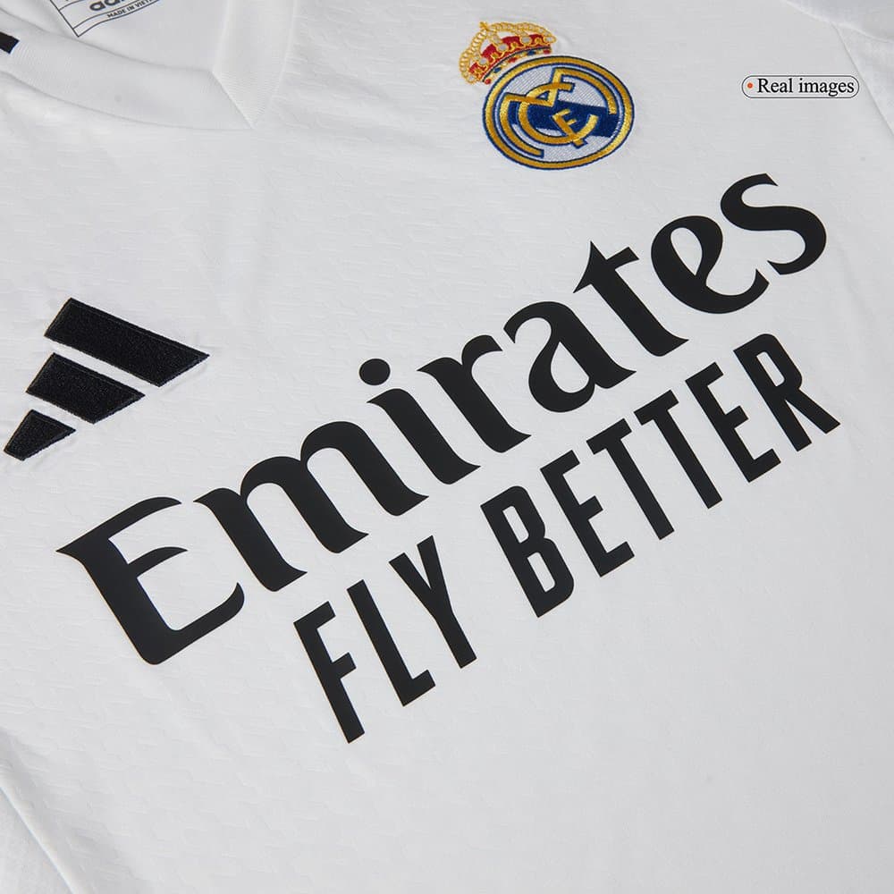 Men's Real Madrid Home Replica Soccer Jersey - Copa del Rey Final 2024/25