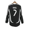 Men's RAUL #7 Real Madrid Away Long Sleeve Retro Soccer Jersey 2006/07 Men's RAUL #7 Real Madrid Away Long Sleeve Retro Soccer Jersey 2006/07