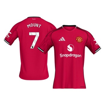 Men's MOUNT #7 Manchester United Home Replica Soccer Jersey 2025/26 Men's MOUNT #7 Manchester United Home Replica Soccer Jersey 2025/26