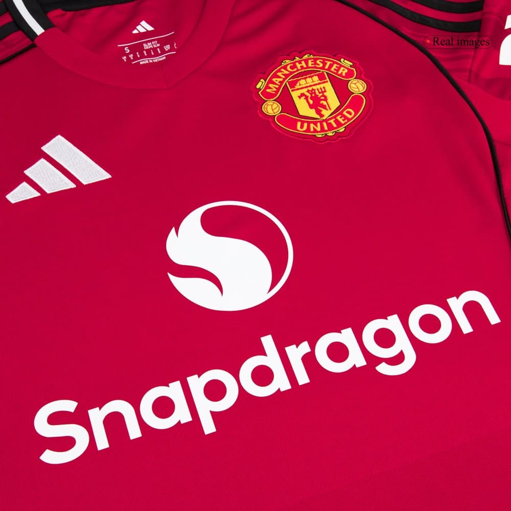 Men's MOUNT #7 Manchester United Home Replica Soccer Jersey 2025/26 Men's MOUNT #7 Manchester United Home Replica Soccer Jersey 2025/26