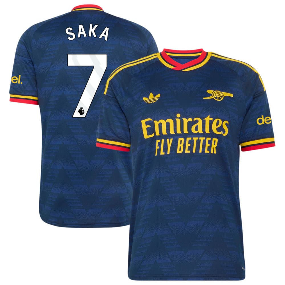 Kid's SAKA #7 Arsenal Away Replica Jersey 2026/27