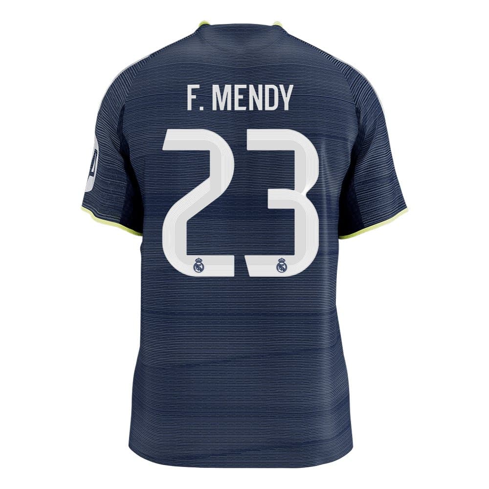 Men's F.MENDY #23 Real Madrid Away Authentic Soccer Jersey 2025/26 Men's F.MENDY #23 Real Madrid Away Authentic Soccer Jersey 2025/26