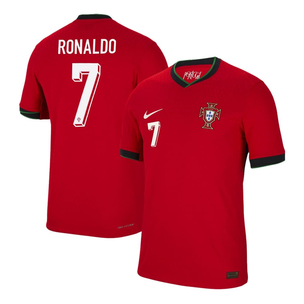 Men's RONALDO #7 Portugal Home Authentic Soccer Jersey EURO 2024 Men's RONALDO #7 Portugal Home Authentic Soccer Jersey EURO 2024