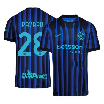 Men's PAVARD #28 Inter Milan Home Replica Soccer Jersey 2025/26