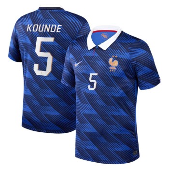 Kid's Jules Koundé #5 France Home Stadium Replica Jersey World Cup 2026 Kid's Jules Koundé #5 France Home Stadium Replica Jersey World Cup 2026