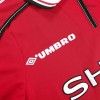 Men's Manchester United Home Long Sleeve Retro Soccer Jersey 1998/99 Men's Manchester United Home Long Sleeve Retro Soccer Jersey 1998/99