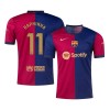 Men's RAPHINHA #11 Barcelona Home Replica Soccer Jersey 2024/25
