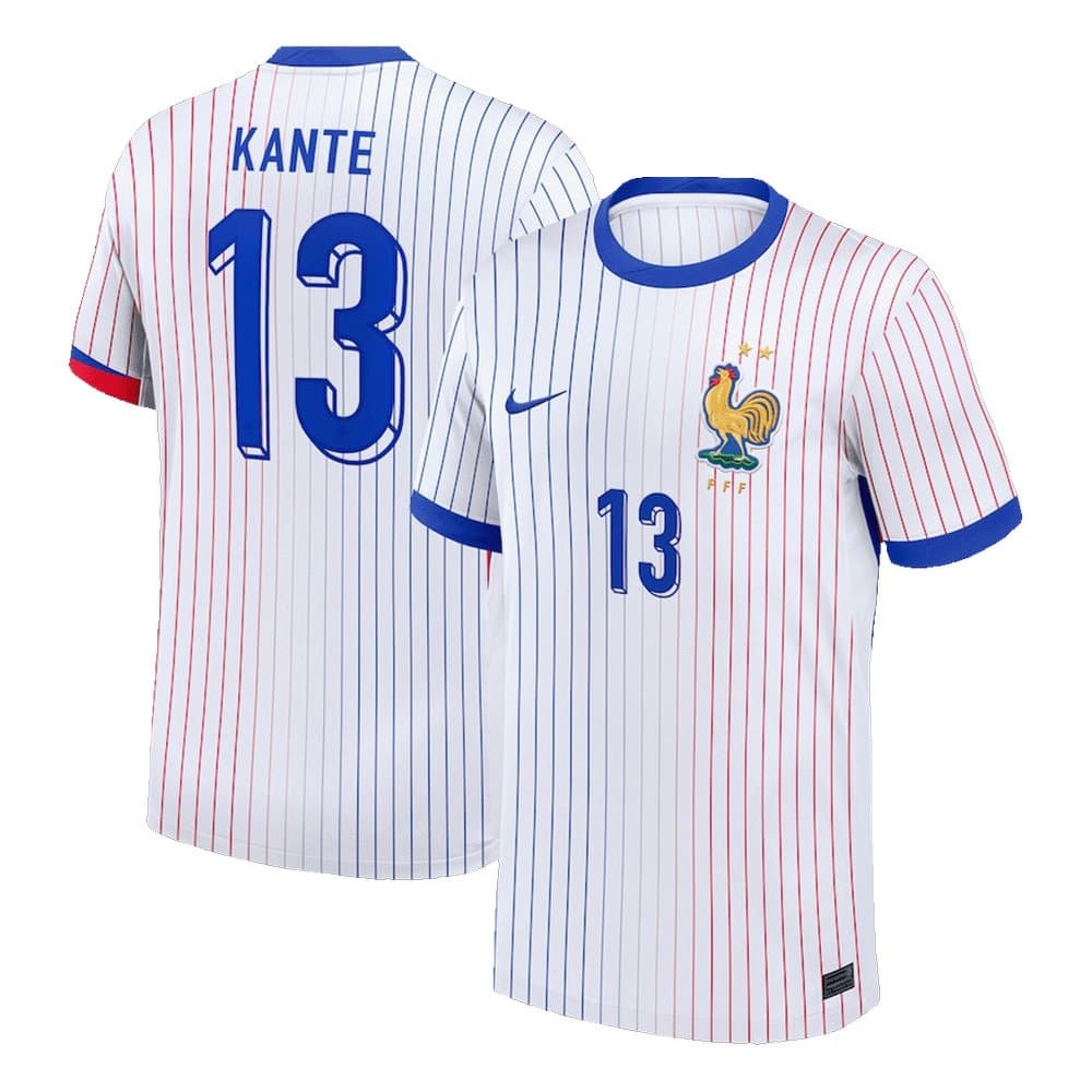 Men's KANTE #13 France Away Replica Soccer Jersey EURO 2024