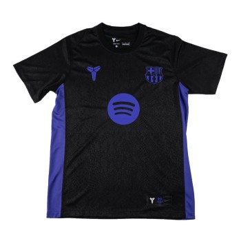 Men's Barcelona Pre-Match Replica Soccer Jersey 2025/26 Black 2025/26 Men's Barcelona Pre-Match Replica Soccer Jersey 2025/26 Black 2025/26