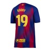 Men's ROONY #19 Barcelona Home Replica Soccer Jersey -UCL 2025/26