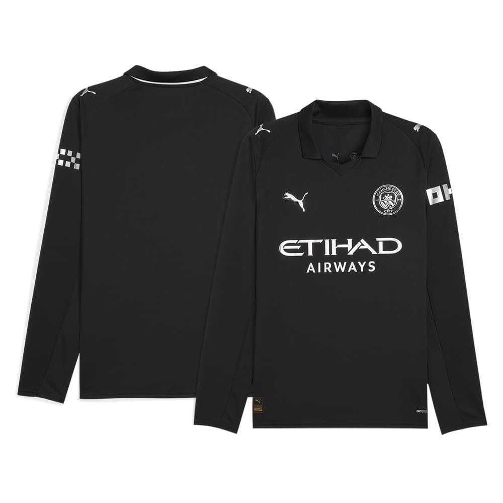 Men's Manchester City Away Long Sleeve Jersey 2025/26
