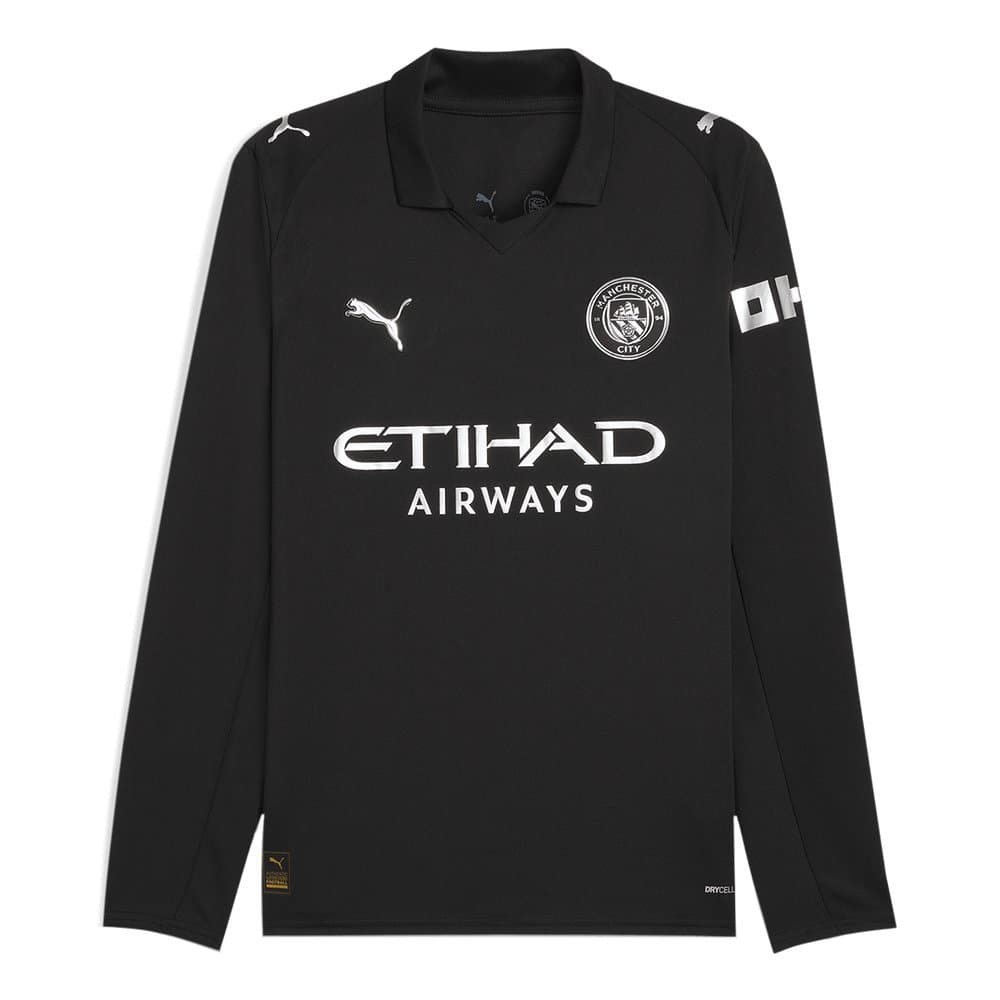 Men's Manchester City Away Long Sleeve Jersey 2025/26