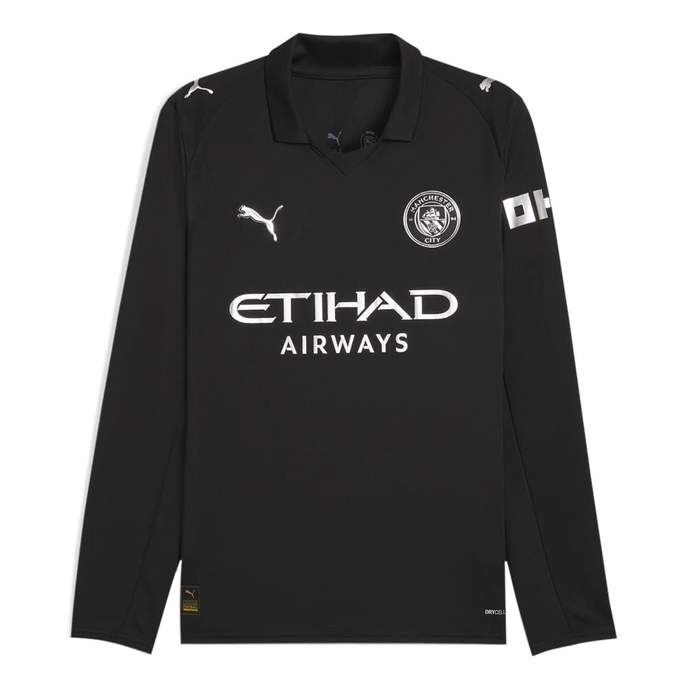 Men's Manchester City Away Long Sleeve Jersey 2025/26