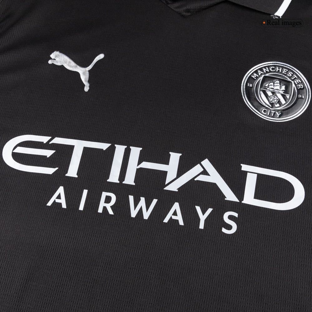 Men's Manchester City Away Long Sleeve Jersey 2025/26