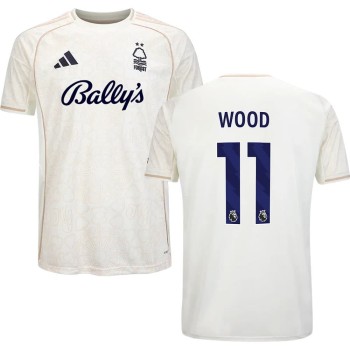 Kid's WOOD #11 Nottingham Forest Away Replica Jersey 2025/26