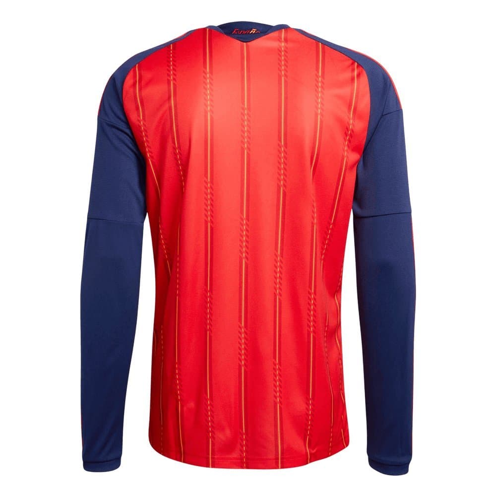 Men's Spain Home Long Sleeve Jersey World Cup 2026 Men's Spain Home Long Sleeve Jersey World Cup 2026