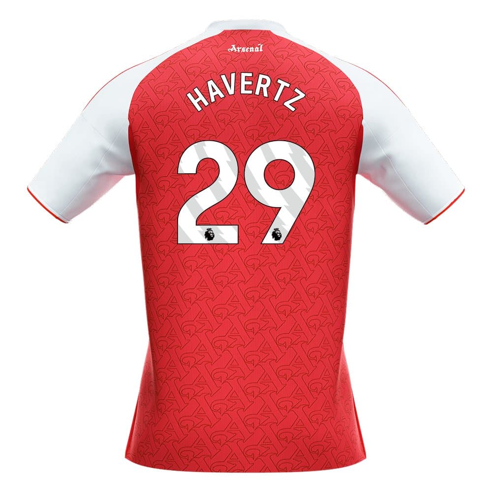 Men's HAVERTZ #29 Arsenal Home Replica Soccer Jersey 2025/26 Men's HAVERTZ #29 Arsenal Home Replica Soccer Jersey 2025/26