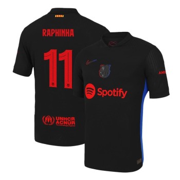 Men's RAPHINHA #11 Barcelona Away Authentic Soccer Jersey - UCL 2024/25 Men's RAPHINHA #11 Barcelona Away Authentic Soccer Jersey - UCL 2024/25