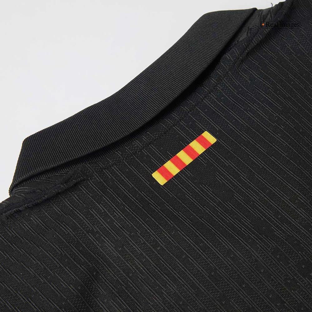 Men's RAPHINHA #11 Barcelona Away Authentic Soccer Jersey - UCL 2024/25
