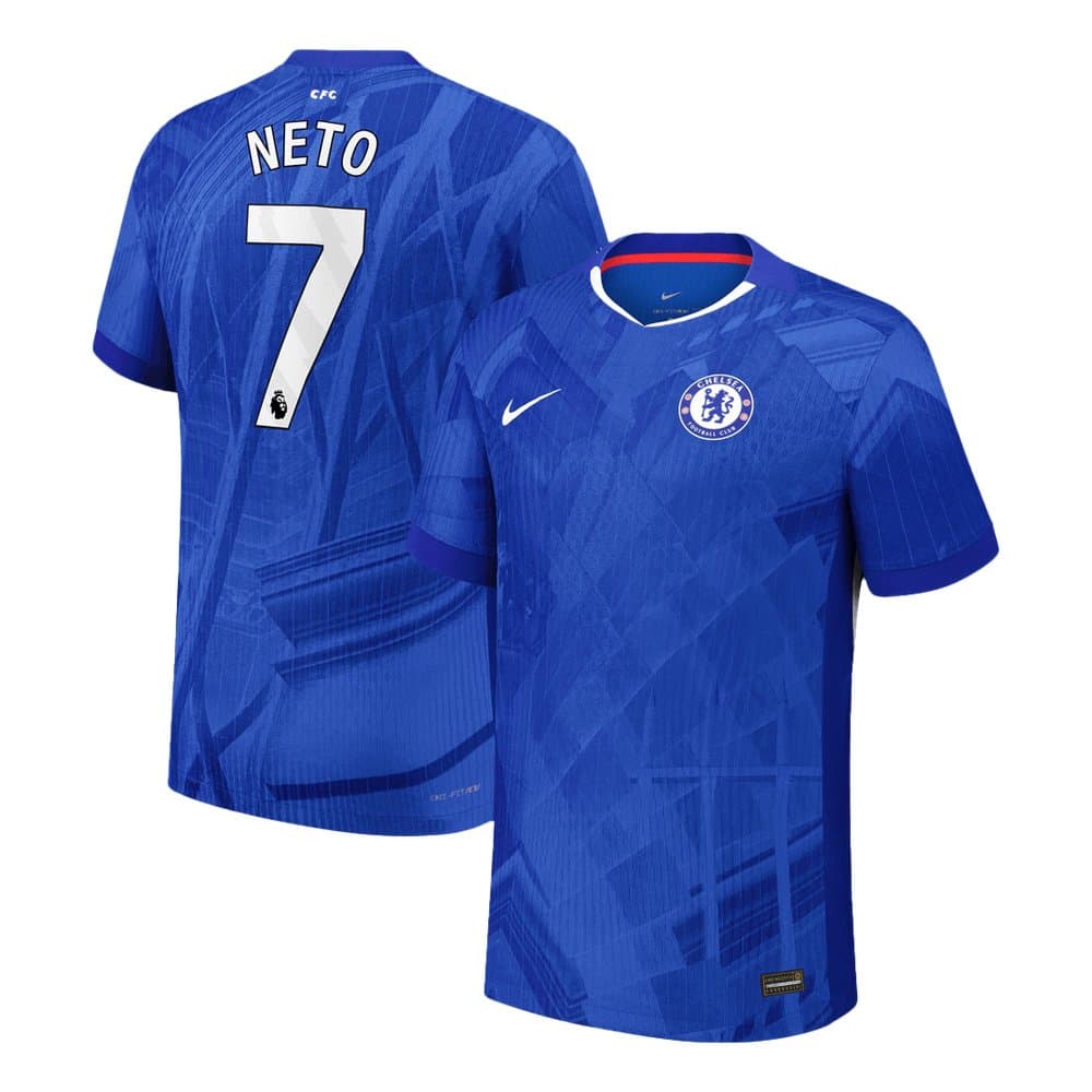 Men's NETO #7 Chelsea Home Authentic Jersey 2025/26 Men's NETO #7 Chelsea Home Authentic Jersey 2025/26